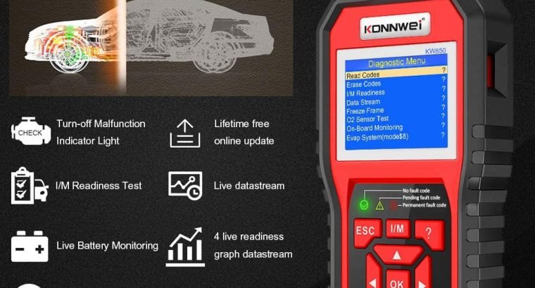 KONNWEI KW850 ODB2 Scanner Auto Diagnostic