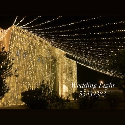 Lighting installation for wedding and party