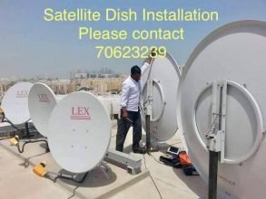 satellite dish cable installation