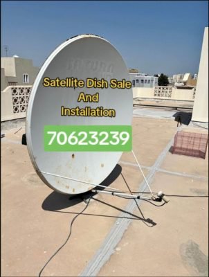 Satellite dish installation