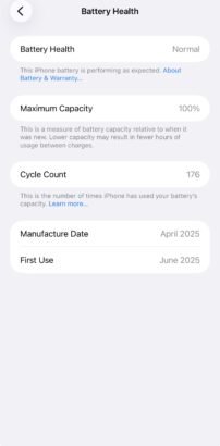 iPhone 16 Pro Max 256GB, 100%battery , desert titanium