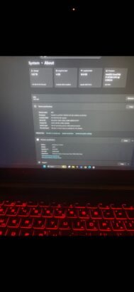 Laptop GTX 1050 CPU i7 8750 RAM 16GB